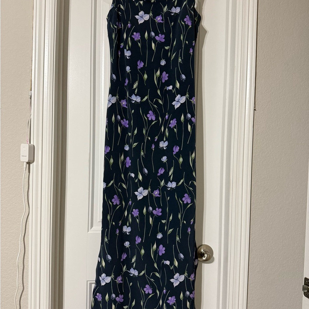 Rampage Navy Floral Dress